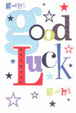 The spirit of encouragement leaps from this joyful card, its playful design echoing the friendly energy found on Bounds Green's tree-lined streets and local hubs. 'Good Luck' is spelled out in a lively mix of fonts and colours-insistent pastel blues, bright reds, moss greens, and velvety purples-each letter arranged with an artist's flair reminiscent of the colourful murals dotting Bounds Green Bridge. Striking stars in navy, lilac, and chartreuse scatter across the snowy white background, suggesting dreams and possibilities reaching out like city lights at twilight. Though flat to the touch, the card's fine, quality finish promises a satisfying tactile experience, recalling the care that goes into every artisan bouquet. This card is meant for momentous occasions-a new job, a big move, or a leap of faith-imbued with genuine optimism and the supportive spirit of Bounds Green. Pressed into someone's hand, it becomes a symbol of belief and encouragement as they embark on their next adventure in North London.